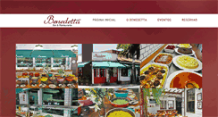 Desktop Screenshot of benedetta.com.br